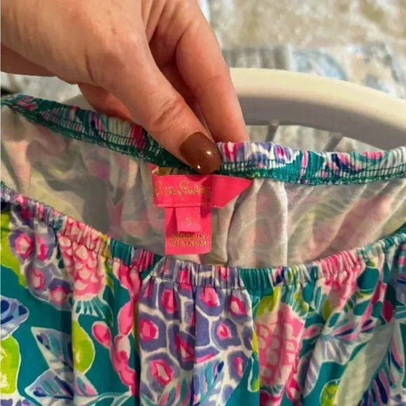 Lilly Pulitzer Lana Skort Romper - Off Shoulder, Size S - Picture 2 of 5